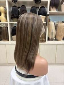 Wholesale Chinese Hair HD <b>Lace</b> Front Wigs Virgin Pre Plucked Natural Hairline Glueless Transparent <b>Lace</b> Breathable <b>Elastic</b> Small - Product Image 3