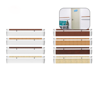 Rampe d'Accès Moderne Sans Barrière en PVC Effet Bois et Aluminium pour Hôpitaux, Escaliers, Centres Commerciaux, Hôtels, Appartements, Adaptée aux Personnes Âgées et Handicapées, Cour