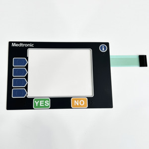 Écran personnalisé en usine Impression FPC PET Bouton graphique Overlay <span class=keywords><strong>Membrane</strong></span> Clavier Clavier Interrupteur à <span class=keywords><strong>Membrane</strong></span>