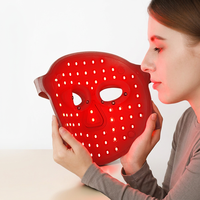 Appareil facial LED multifonctionnel 510k, thérapie par lumière rouge, appareil de beauté pour la peau, utilisation à domicile, 5 longueurs d'onde, silicone souple, lifting du visage