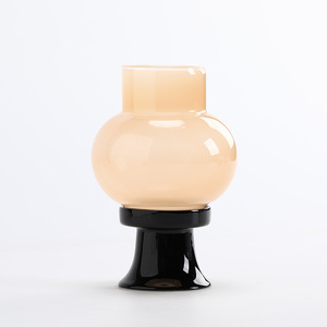 Dehua <b>Glass</b> Candle Holder Round <b>Heat</b> <b>Resistant</b> Home Decoration Tea Room Use - Product Image 5