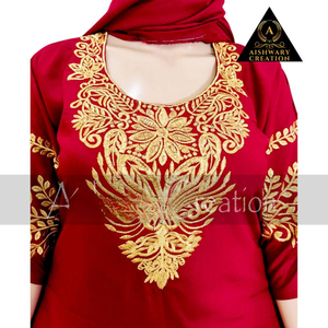 Women's Moroccan-Style Lace Abaya <b>Kaftan</b> <b>Plus</b> <b>Size</b> XXL Arabic Dubai Design for Prom Dress with Headscarf - Product Image 3