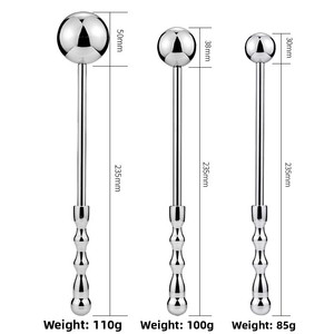 Metalen draagbare ronde bal butt <span class=keywords><strong>plug</strong></span> anale <span class=keywords><strong>plug</strong></span> voor anale posterieure expansie mannen en vrouwen SM volwassen seksspeeltje - Product Image 3