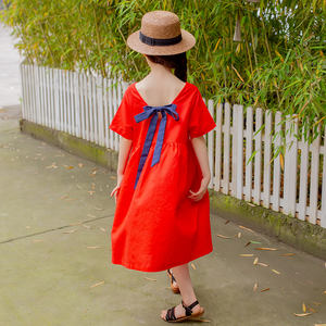 Nuevo Vestido Moderno de Algodón con Diseño de Flores Coloridas para Niñas, Estilo Princesa India, para el Verano, de Proveedor Chino - Product Image 2