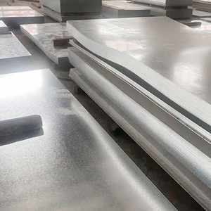 แผ่นเหล็กเคลือบสังกะสี Zn Coating Metal Sheets Dx51d Dx52D Dx53D Gi G40 G60 Gi Galvanized Steel Sheets - Product Image 2