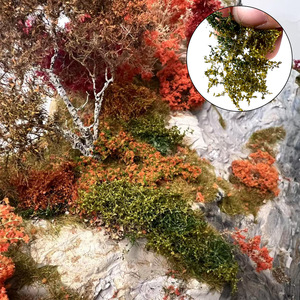 Tear-off Cây Bụi Mô hình nhựa <span class=keywords><strong>1</strong></span>:64 quy mô cho cảnh kiến trúc cát Bảng Mô hình sử dụng thủ công DIY Phụ Kiện Làm Vườn - Product Image 3