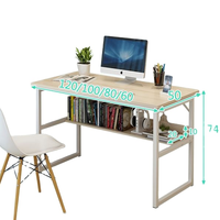 Petite table simple de bureau d'ordinateur, bureau économique moderne de maison de chambre à coucher