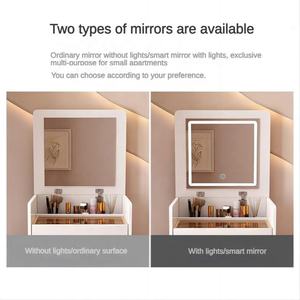 Tocadores de dormitorio, juego de mesa de baño de <span class=keywords><strong>maquillaje</strong></span> <span class=keywords><strong>con</strong></span> espejo, espejo de <span class=keywords><strong>tocador</strong></span>, peine de <span class=keywords><strong>tocador</strong></span> pequeño <span class=keywords><strong>con</strong></span> mesa de luz - Product Image 4