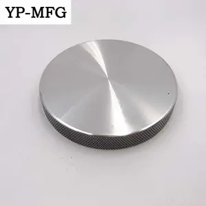 Commercio all'ingrosso su misura accessori moto zigrinatura di alluminio di superficie di tornitura cnc cap