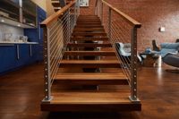 Balustrade en fil d'acier inoxydable de qualité professionnelle pour appartement et galerie, installation facile, kits de tension et poteaux