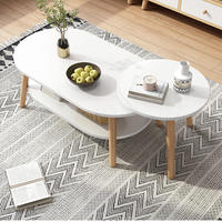 Table basse en bois combinée, réglable, moderne, de luxe, décorative, pour salon, chambre, hôtel, maison