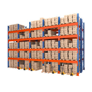 Système de rayonnage métallique industriel pour entrepôt, robuste, réglable, protégé contre la corrosion, revêtement en poudre - Product Image 2