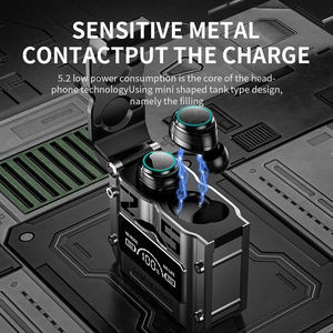 2023 New arrivals chơi game BT 5.2 Tai nghe điều khiển cảm ứng LED hiển thị độ trễ thấp Earbuds với Mic trong tai chạy tai nghe - Product Image 2