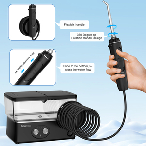 Jet d'eau <span class=keywords><strong>dentaire</strong></span> électrique portable avec corps en plastique, étanche et batterie de 2500 mAh pour les soins bucco-dentaires - Product Image 3