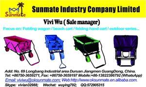 חיי צמיגים ארוכים 7X4 אינץ' גלגל מתקפל מתקפל עגלת סקי מזחלת דשא - Product Image 6