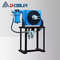 Postenfriador de Aire de la Marca ZHCOOLER para Ventilador de Aire Comprimido, Intercambiador de Calor de Placas de Alta Calidad, Motor de Aluminio, Neumático