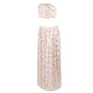 Abito beige con paillettes - Product Image 2