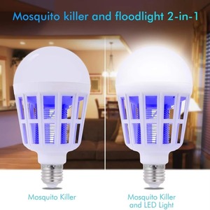 Trampa para Plagas LED 2 en 1 JOYINLED, Bombilla E26/E27 de 220V/110V, Paquete de 1/2, Eliminador de Insectos, Mata Mosquitos para el Hogar, Cocina, Patio - Product Image 2