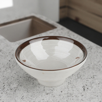 Petit bol de service rond en mélamine, 4.7 pouces, couleur grise, livraison gratuite