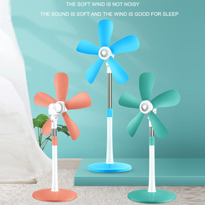 Bir sessiz beş yapraklı elektrikli Fan yurdu bir ev yumuşak yaprak ayakta geri çekilebilir yer vantilatörü olmadan <span class=keywords><strong>Net</strong></span> kapak - Product Image 5