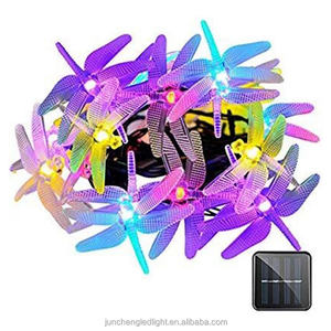 <span class=keywords><strong>Guirnalda</strong></span> de luces solares con forma de libélula para exteriores, <span class=keywords><strong>guirnalda</strong></span> impermeable para fiestas navideñas, decoración de <span class=keywords><strong>terraza</strong></span> y jardín, nueva - Product Image 4