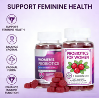 Gummies Probiotiques pour Femmes Marque Blanche OEM, Extrait de Canneberge pour la Santé des Voies Urinaires, Approvisionnement Usine GMP