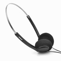 Casque filaire stéréo 3,5 mm le moins cher, écouteurs et casques musicaux en gros, écouteurs filaires pour avion, casque d'avion