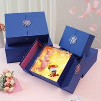 Scatola Regalo in Cartone Rigido Stile Libro con Chiusura Magnetica e Vassoio Interno, Confezione Personalizzata per Set di Cosmetici e Prodotti per la Cura della Pelle