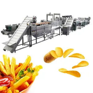 potato chips cutting french fries cutter machine frozen french fries machinery production line sale price