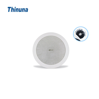 Thinuna MS-5CT 5" 100/70V & 8Ω Speaker Audio Komersial HiFi Suara Berkualitas 2-Way Coaxial untuk Pemasangan di Langit-langit untuk Sistem PA Konferensi