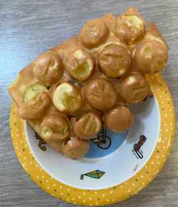Hong Kong originale cibo di strada commerciale Puff uovo bolle Waffle farina di uova immateriale Heritage culturale - Product Image 3