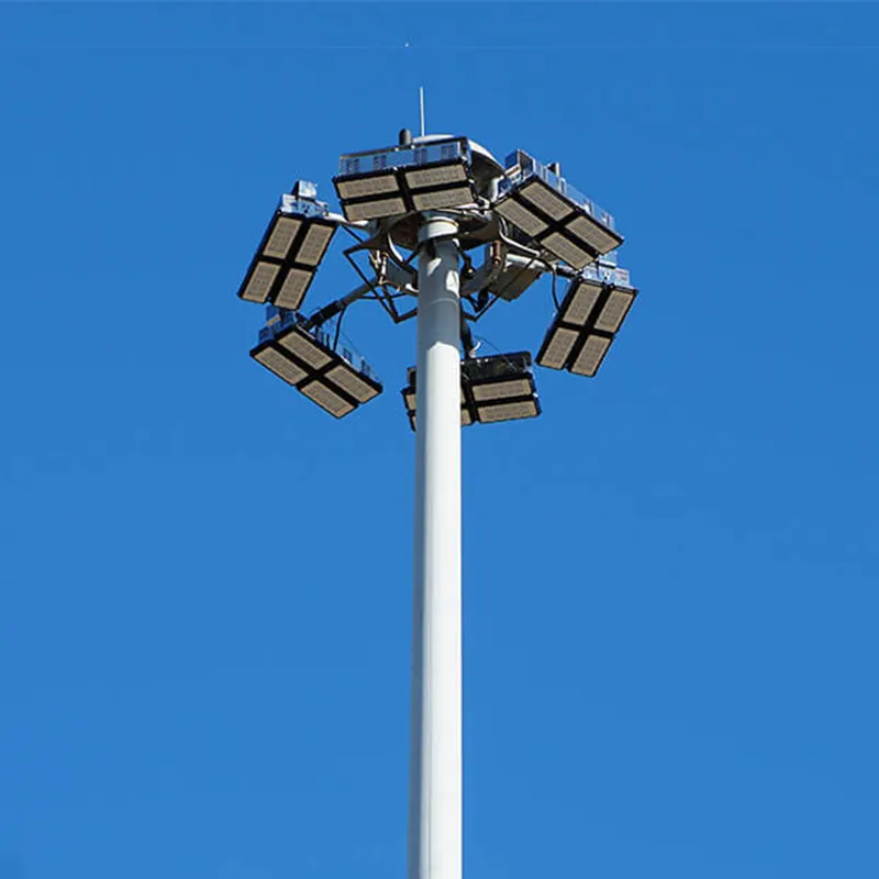 XINTONG nouvelle conception anti corrosif 15M-40M haut mât stade lampadaire poteau d'éclairage