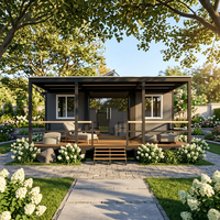 Maison préfabriquée extensible en conteneur de 40 pieds ou 20 pieds, 2 à 5 chambres, en acier pliable, à vendre