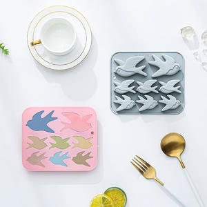 แม่พิมพ์เค้กซิลิโคนแบบไม่ติดกระทะ ปลอดภัยสำหรับอาหาร ใช้ซ้ำได้ น่ารัก แม่พิมพ์ซิลิโคนแม่เหล็กสำหรับทำช็อกโกแลต ลูกอม และน้ำแข็ง DIY - Product Image 2