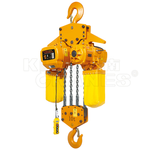 Barang lift rantai elektrik troli bermotor, Remote Control 380v 1 2 3 5 10 25 konstruksi mengangkat barang - Product Image 3