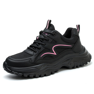 KC821-<span class=keywords><strong>scarpe</strong></span> di sicurezza da <span class=keywords><strong>donna</strong></span> di Design leggero e di marca <span class=keywords><strong>comode</strong></span>, <span class=keywords><strong>scarpe</strong></span> di sicurezza traspiranti da ragazza sportive con suola EVA - Product Image 6