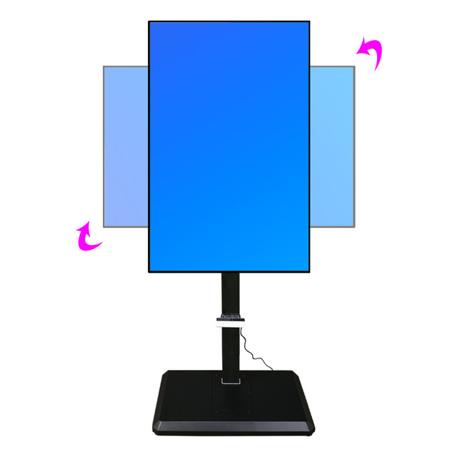 Electric Lift Stand / Mount / Bracket for 32-70 Inch Screen Landscape / Portrait