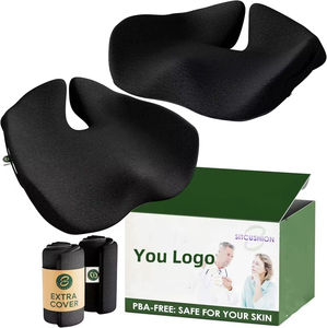 Coussin de siège en mousse à mémoire de forme, soulagement orthopédique de la douleur au coccyx, soutien lombaire pour sciatique, pour chaise de bureau, voiture, maison, longues périodes assises - Product Image 2