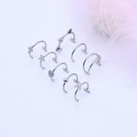 Faux piercing de lèvre réglable en acier inoxydable, style morsure de serpent, bijoux Alt Emo Gothique, pour femmes et hommes, sans perçage