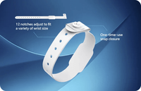 Bracelet médical programmable avec suivi en temps réel, classé IP67, RFID, NFC, BLE 5.0, bracelet portable
