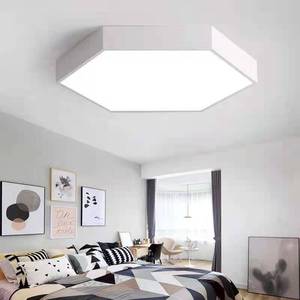 Lámpara de techo LED moderna Simple nórdica, lámpara redonda para sala de estar, dormitorio, estudio, comedor, lámpara de techo hexagonal LED ultrafina - Product Image 3