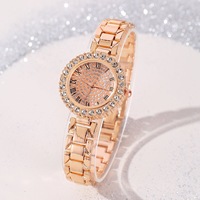 Legierungsarmband Mode-Armband Diamant-Armbanduhr Damen Kleine und Schlichte Dekoration Elegante Damenuhr