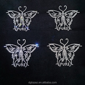 Vàng Đại Bàng Với Đôi Cánh Hotfix Nhiệt Báo Chí Long Lanh Sequin Sắt Trên Chuyển Rhinestone Thiết Kế Đại Bàng - Product Image 3