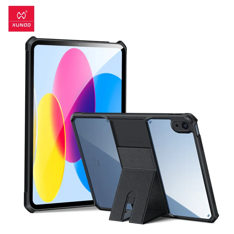 New Design Xundd Brand High Quality Cases For iPad 10 2022 10.9 inch Cover Holder Handheld Transparent Shockproof Bumper case