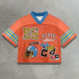 Camiseta de Fútbol Personalizada con Logotipo, Impresión Digital 3D, Unisex, Cuello en V, Malla Transpirable de Secado Rápido - Product Image 1