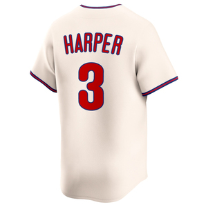 Maglie da baseball da uomo Philadelphia # Maglia da Giocatore Edizione Limitata 3 Harper Blue City Connect - Product Image 3