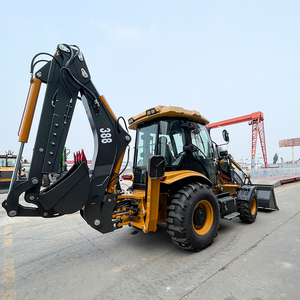 Zuverlässiger Frontlader-Baggerlader 2,5 Tonnen Nennlast 1,2m³ 0,3m³ Schaufelkapazität 4x4 Rad Baggerlader - Product Image 1