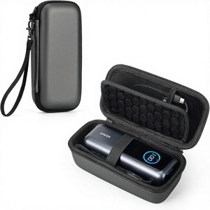 Funda Protectora de Viaje Resistente al Agua con Diseño de Puntos para Banco de Energía <span class=keywords><strong>Anker</strong></span> 737/25,000mAh/24000mAh (Negro) - Product Image 1