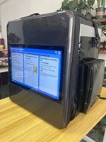 Mochila con pantalla LCD para publicidad en interiores o exteriores, cartelera con Control de aplicaciones móviles, cartelera para caminar Digital de 18,5 pulgadas