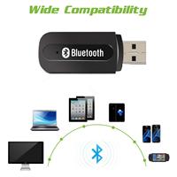 Adaptateur Bluetooth sans fil USB portable BT-163 utilisant une prise jack universelle 3,5 mm, récepteur audio musical pour smartphone, haut-parleur, voiture
